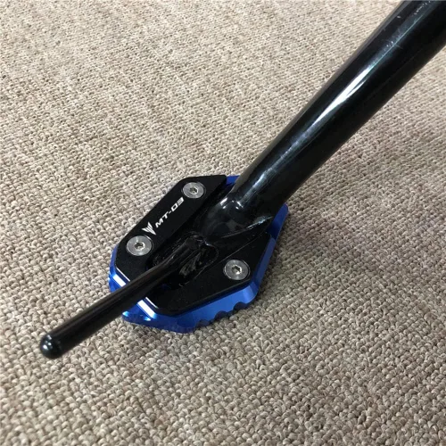 Miniatura 3 de Accesorios de motocicleta con soporte lateral para Yamaha MT03 MT 03 2016 2017 2018 2019 2020 placa de extensión de soporte