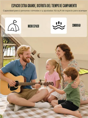 Miniatura 3 de Carpas inflables para acampar - Tienda de glamping fácil de inflar con bomba manual, tienda inflable de aire de PVC impermeable para acampar