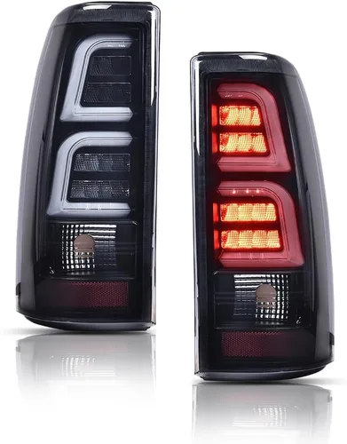 Miniatura 12 de PIT66 Luces traseras compatibles con Chevy Silverado 1500 2500 3500 2003 2004 2005 2006, conjunto de lámpara de luz trasera LED izquierda y derecha