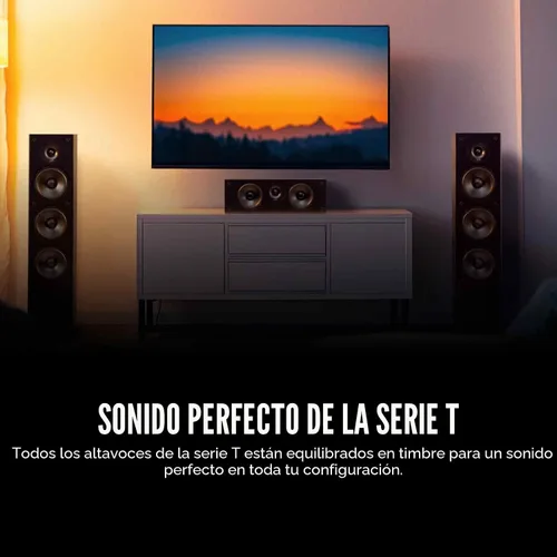 Miniatura 6 de Polk Audio Altavoz de torre de pie T50 para cine en casa y estéreo (individual, negro) - Respuesta de graves profundos, Dolby y DTS Surround