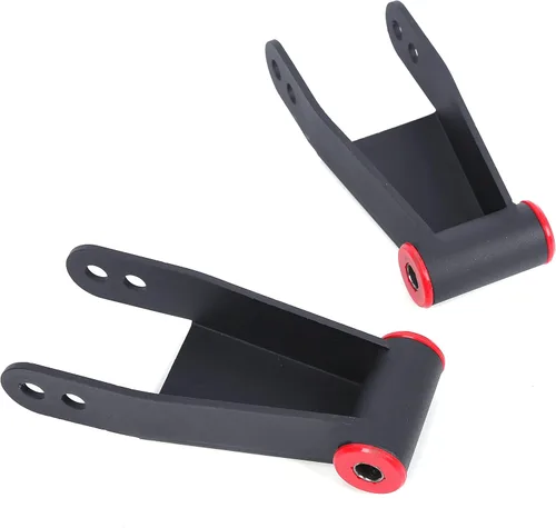 Miniatura 8 de ECOTRIC 2"-3" Grilletes de descenso traseros compatibles con Ford F150 F-150 2004-2014, kit de nivelación trasero ajustable de 5-7,5 cm, 2wd, Negro