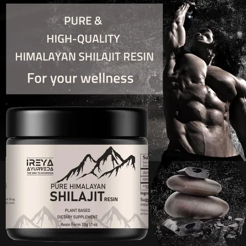 Miniatura 7 de Himalaya Shilajit Resina pura y original 1.05 oz (1.05 onzas) - Suplemento de hierbas ayurvédicas 100% natural para hombres y mujeres, aumenta