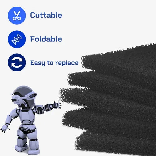 Miniatura 3 de Antidious Paquete de 5 filtros de carbón activado para extractor de humos, filtro portátil de absorción de humo, equipo de extracción de ventilador