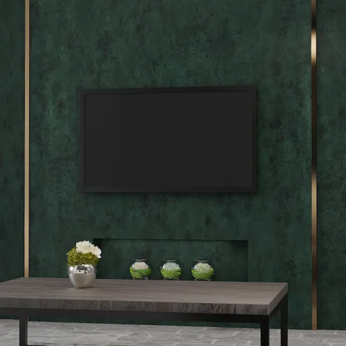 Miniatura 5 de 32"x354" Papel de contacto grande y ancho de color verde oscuro mate, extra grueso, estilo Art Deco, para pelar y pegar, impermeable, autoadhesivo