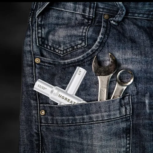 Miniatura 4 de JUGREAT Llave de agua Sillcock de 4 vías, llave de acero multifunción para grifo, espigas, válvulas (paquete de 1)