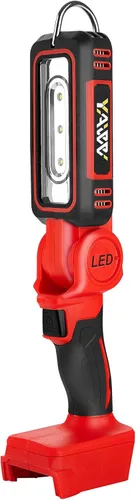 Luz de trabajo LED inalámbrica para batería Milwaukee M18 MAX, dos niveles ajustables hasta 1000 lúmenes con protección de bajo voltaje, iluminación
