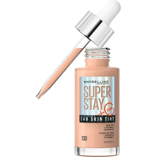 Miniatura 13 de Maybelline Super Stay Up - Tinte para piel de hasta 24 horas, base radiante de cobertura ligera a media, maquillaje infundido con vitamina C, 102, 1