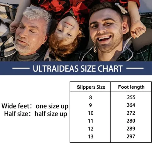 Miniatura 5 de ULTRAIDEAS Pantuflas Carver para hombre, mocasín, zapatos de casa con espuma viscoelástica