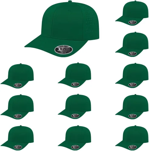 Miniatura 55 de Cap America i8533 Flexfit 110 Gorra Snapback Perforada de Rendimiento de Perfil Medio de 6 Paneles con Protección UV y Snapback Ajustable