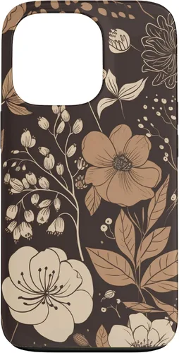 Miniatura 10 de Hazelnut Brown Wildflower Floral Flower Design Case for iPhone 17
