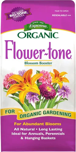 Miniatura 2 de Espoma Organic Flower-Tone 3-4-5 Alimento vegetal natural y orgánico; bolsa de 4 libras; fertilizante orgánico para flores, anuales, plantas
