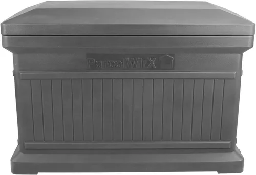 Miniatura 11 de RTS Home Acccents ParcelWirx Caja de entrega horizontal de alta calidad con tapa con bisagras, 33.5 x 18 x 23.2 pulgadas, color negro
