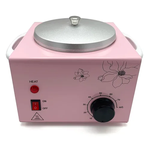 Miniatura 7 de Calentador de cera de una sola olla, máquina de calentador de cera eléctrico profesional, equipo de spa de piel facial con juego de temperatura