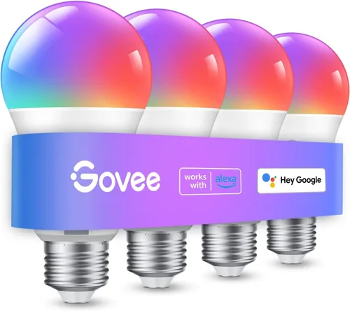 Miniatura 11 de Govee Bombillas inteligentes, bombilla que cambia de color, funciona con Alexa y Google Assistant, 16 millones de colores RGBWW, bombillas LED WiFi