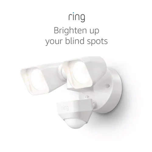 Miniatura 6 de Reflector cableado Ring: reflector activado por movimiento, ledes brillantes y compatible con Amazon Sidewalk (negro)