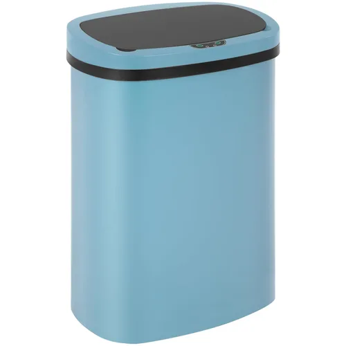Cubo de basura de cocina de 13 galones con tapa, cubo de basura automático sin contacto para cocina, cubo de basura de plástico PP con sensor de