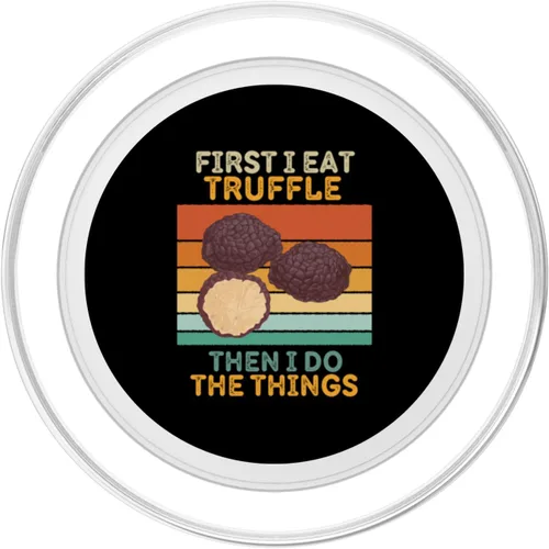 Miniatura 2 de First I Eat Truffle Then I Do The Things Vintage Truffle PopSockets MagSafe PopGrip for iPhone