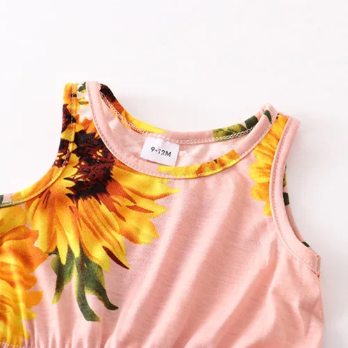 Miniatura 5 de AWIBMK Vestidos para mamá y yo, conjunto de ropa con cuello en V a juego para madre e hija