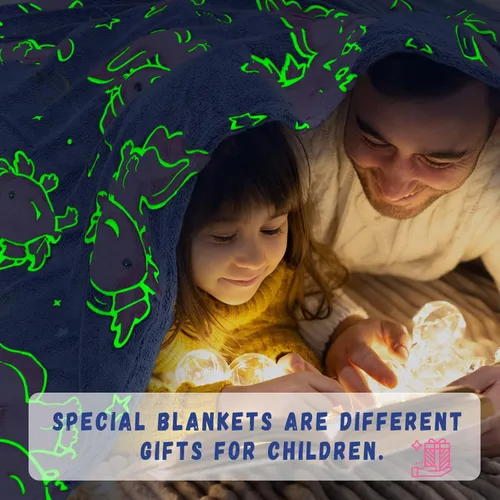 Miniatura 3 de GEULAY Axolotl - Manta de tamaño individual para cama y sofá, manta de ajolote que brilla en la oscuridad, regalos para niñas, manta de forro polar