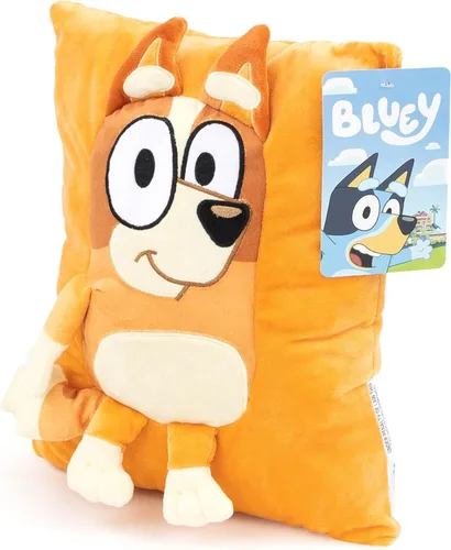 Miniatura 6 de Bluey Almohada Cojín de Bingo Snuggle – Cojín decorativo de felpa súper suave – Mide 13 pulgadas (producto oficial)