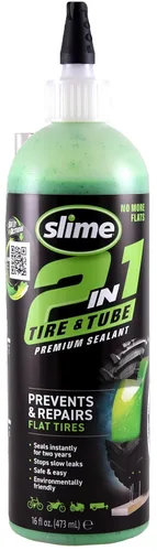 Miniatura 11 de Slime 10207 Sellador de reparación de pinchazos 2 en 1 para neumáticos y tubos, 2 en 1, premium, prevención y reparación, adecuado para todos