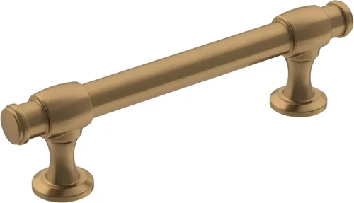 Amerock | Mango de gabinete | Bronce champán | 3-3/4 pulgadas (96 mm) de centro a centro | Winsome | paquete de 1 unidad | Tirador de cajón | Manija