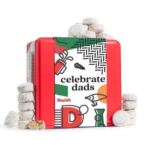 Miniatura 11 de David's Cookies Galletas gourmet con sabor a mantequilla para el Día del Padre con nueces crujientes – Deliciosa cesta de regalo ideal para papás