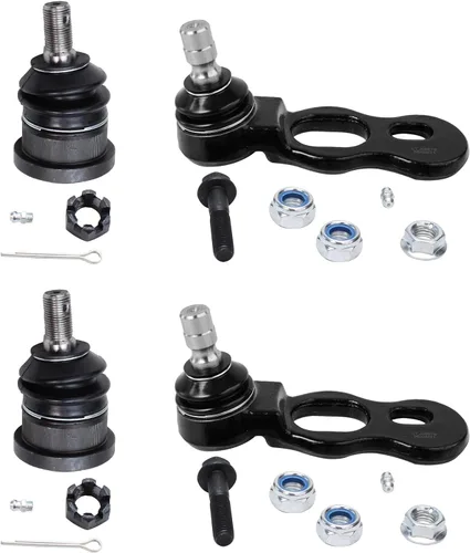 Miniatura 13 de Detroit Axle - Kit de rótulas delanteras para Ford 2003-2006 Crown Victoria Lincoln Town Car Mercury Grand Marquis 2003-2004 Marauder, reemplazo