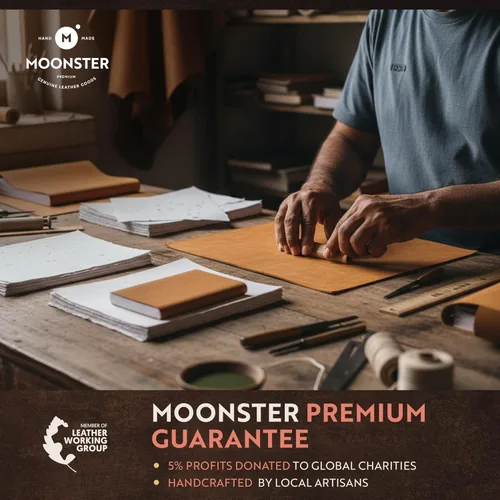 Miniatura 6 de moonster Papel para Cuaderno en Blanco – Recambio de Diario A5 – para Diario de Cuero Recargable – Insertos Fresados Premium, Libro de Bocetos
