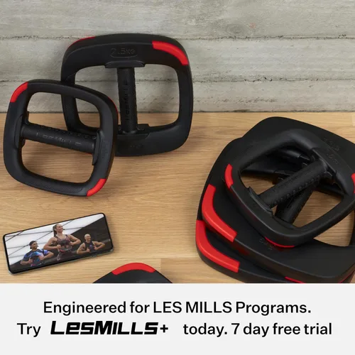 Miniatura 6 de Les Mills™ Dual Purpose Ergonomic Exercise Weight Plates for Total Body Workouts