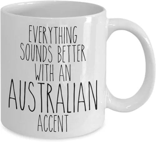 Miniatura 2 de Taza de Australia Everything Sounds Better con una divertida taza de café de acento australiano