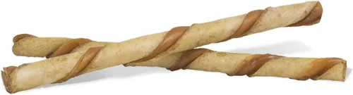 Miniatura 2 de Dingo Palitos giratorios con mantequilla de maní; golosinas de cuero crudo para perros pequeños, medianos y grandes, 25