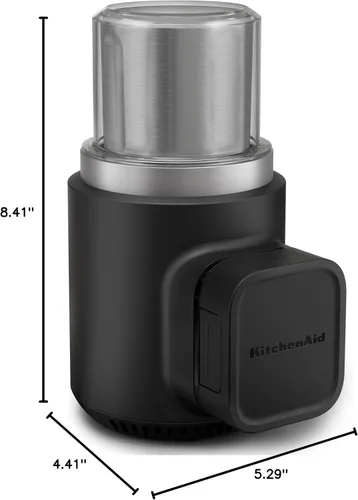 Miniatura 9 de Molinillo de cuchillas inalámbrico KitchenAid Go™ - batería incluida, KBGR111, Negro Mate