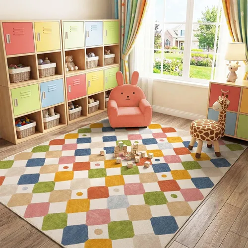 Miniatura 82 de jinchan Alfombra a rayas de 2 x 3 para entrada, alfombra de cocina, tapete pequeño, antideslizante, ligero, de bajo perfil, decoración para entrada
