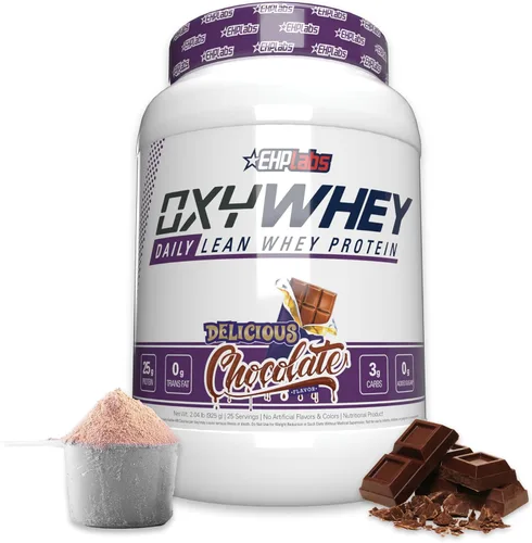 Miniatura 10 de EHP Labs OxyWhey - Aislado de proteína de suero de leche, 25g de alto contenido en proteínas, bajo en carbohidratos, reemplazo de comida sin azúcar