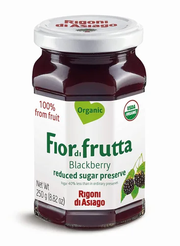Miniatura 28 de Rigoni di Asiago Fiordifrutta, untable de frutas orgánico, arándano silvestre, 8.82 onzas