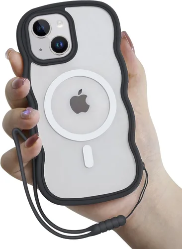 Miniatura 27 de Funda magnética para iPhone 13 Pro Max, funda transparente para iPhone 13 Pro Max, bonita funda para iPhone 13 Pro Max, funda protectora de TPU