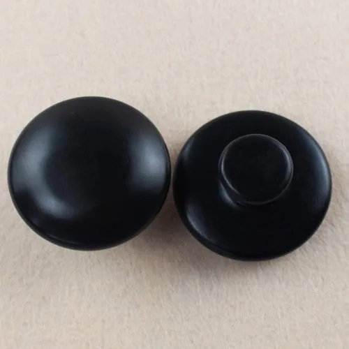 Miniatura 2 de Healifty 2 piezas de piedras calientes en forma de hongo, cálidas, lava natural, basalto, roca caliente, guasha, herramientas para cuerpo y cara