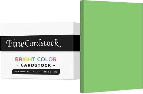 Miniatura 15 de Papel de alta calidad para tarjetas de colores, caja de 1000 hojas, cartulina de peso medio de 65 libras, perfecta para suministros escolares, artes