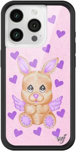 Miniatura 33 de Wildflower - Fundas compatibles con Apple iPhone 15 Pro Protector de goma negro, certificado de prueba de caída de 4 pies, propiedad de mujeres