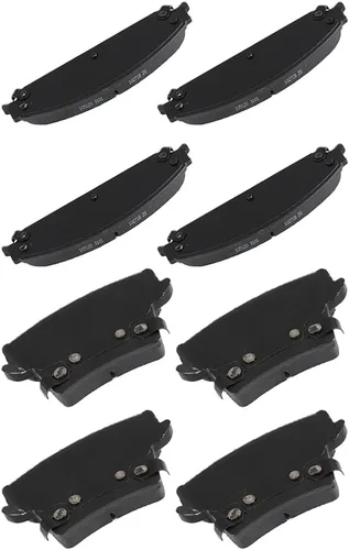Miniatura 18 de CCIyu Juego de pastillas de freno de cerámica delanteras y traseras D882/D883 para Buick Rainier (2004-2005), Chevrolet SSR (2003-2005), Chevrolet
