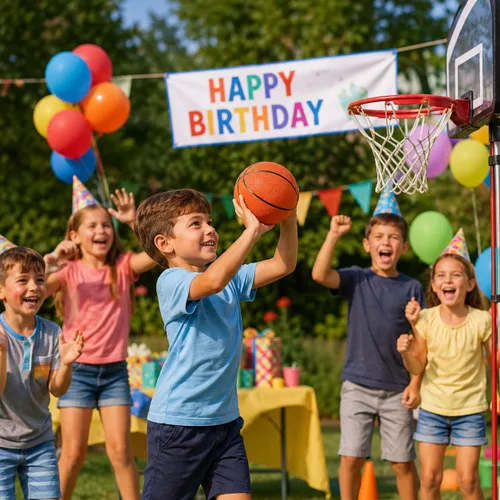 Miniatura 6 de The Dreidel Company 7" Mini Rubber Basketball for Kids – Size 3 Youth Indoor Outdoor Basketball with Easy Grip Pebbled Texture for Mini Hoops