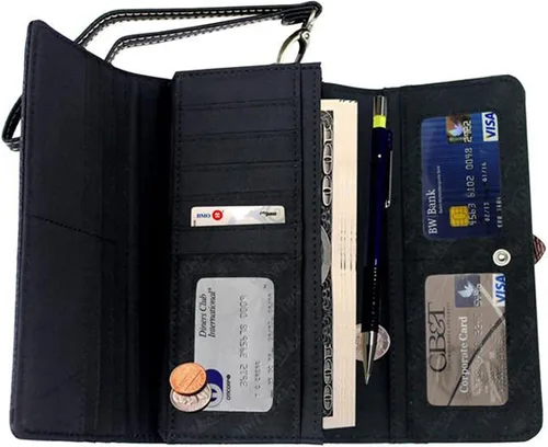 Miniatura 4 de Montana West Cartera de mano para mujer con diseño de acordeón