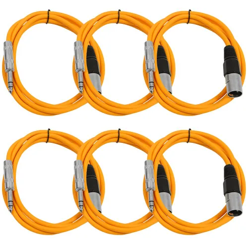 Miniatura 25 de Seismic Audio SATRXL-M2Black6 - Cable de conexión XLR macho a TRS de 2 pies, color negro