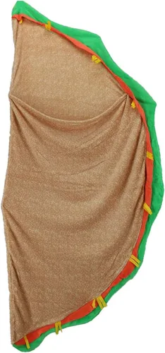 Miniatura 2 de Gilbins Manta de forro polar ultrasuave para acurrucarse, para descansar, fiestas de pijamas, regalos, camping y viajes en coche (manta de taco)