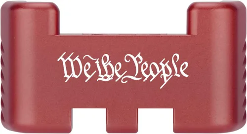 Miniatura 161 de NDZ Performance Placa trasera de aluminio con asistencia deslizante para Glock 1-5 Glock 17 19 19 19 x 22 23 24 26 27 31 32 33 34 35 45 47 49, Rojo