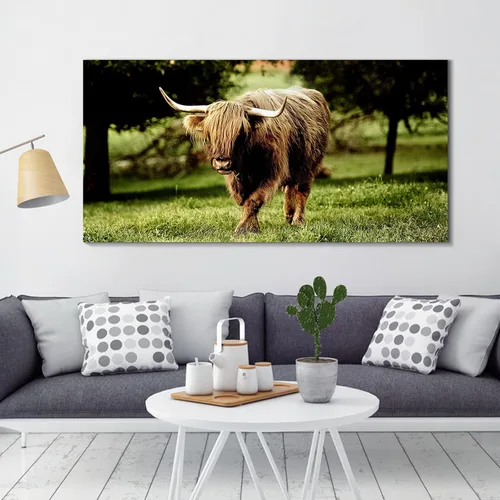 Miniatura 2 de YONICA Lienzo de pared de animales de la naturaleza, pintura de pared de águila, impresión artística de águila calva voladora impresa en lienzo