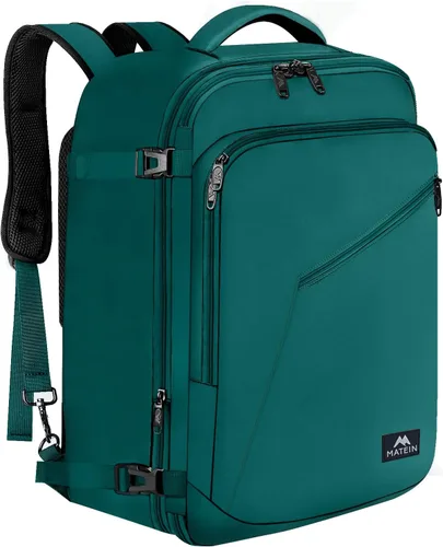 Miniatura 122 de MATEIN - Mochila de viaje extragrande de 10.56 galones, mochila de viaje ampliable apta para aerolíneas, para viajeros de fin de semana, hombres