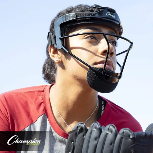 Miniatura 7 de Champion Sports Máscara facial de sóftbol de acero – Máscara de campo duradera para jóvenes y adultos, protección para jugar en interiores