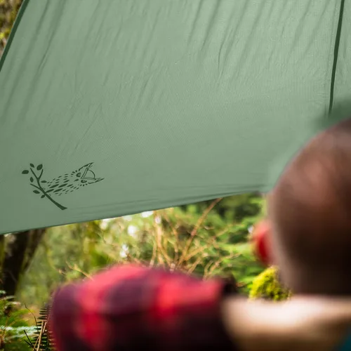 Miniatura 7 de Wise Owl Outfitters Toldo para Hamaca – Funda de lona impermeable para acampar con estacas de tienda de campaña y bolsa de transporte, refugio Salvia